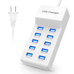 10 Ports USB Charging Station Hub 50W USB Wall Charger-AMAZON FACTORY