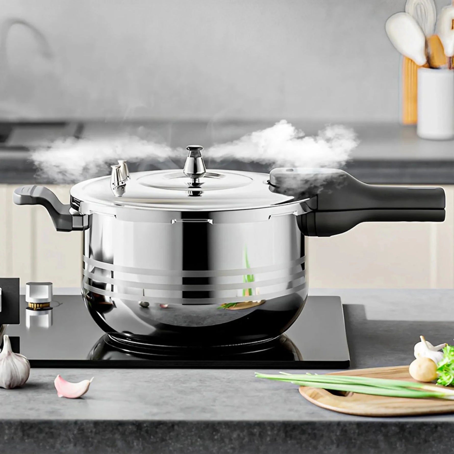 10L Commercial Grade Stainless Steel Pressure Cooker-AMAZON FACTORY