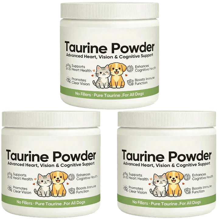 1/2/3pcs 200g Taurine Powder Paw VitaTtaurine Supplement for Dogs Supports for Heart - Vision Daily Welln - ess in Dogs Cats Care - AMAZON FACTORY