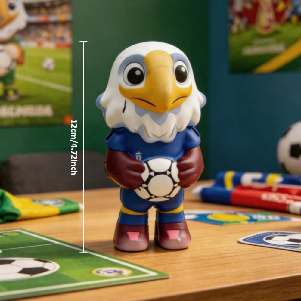 12cm FIFA World Cup 2026 Mascot Squishy Toy Set – Soft Stress Relief Squeeze Figures, Desk Ornament, Soccer Fan Collectible Gift-AMAZON FACTORY