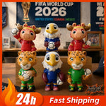 12cm FIFA World Cup 2026 Mascot Squishy Toy Set – Soft Stress Relief Squeeze Figures, Desk Ornament, Soccer Fan Collectible Gift-AMAZON FACTORY
