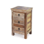 16" Modern Rustic Three Drawer Accent Chest-AMAZON FACTORY