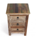 16" Modern Rustic Three Drawer Accent Chest-AMAZON FACTORY