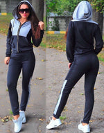 2020 Women Two Piece Outfits Casual Tracksuits Sweatsuits Sporty 2 Piece Set Hoodies and Sweatpants Fall Winter Clothes-AMAZON FACTORY