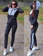 2020 Women Two Piece Outfits Casual Tracksuits Sweatsuits Sporty 2 Piece Set Hoodies and Sweatpants Fall Winter Clothes-AMAZON FACTORY