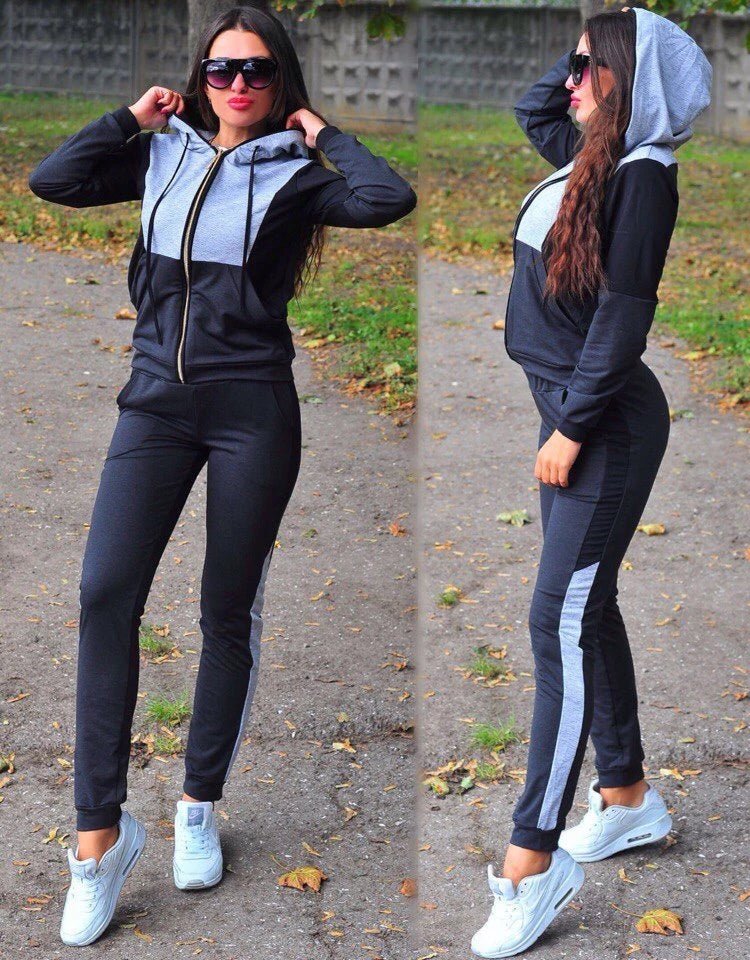 2020 Women Two Piece Outfits Casual Tracksuits Sweatsuits Sporty 2 Piece Set Hoodies and Sweatpants Fall Winter Clothes-AMAZON FACTORY