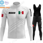 2023 Mexico Team Cycling Jersey Set Summer National Mens Long Sleeve Black Clothing Suit MTB Bike Road Pants Bib Maillot-AMAZON FACTORY