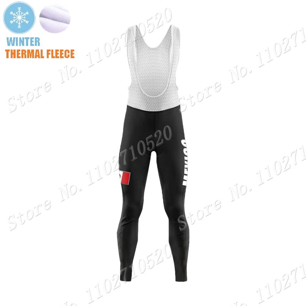 2023 Mexico Team Cycling Jersey Set Summer National Mens Long Sleeve Black Clothing Suit MTB Bike Road Pants Bib Maillot-AMAZON FACTORY
