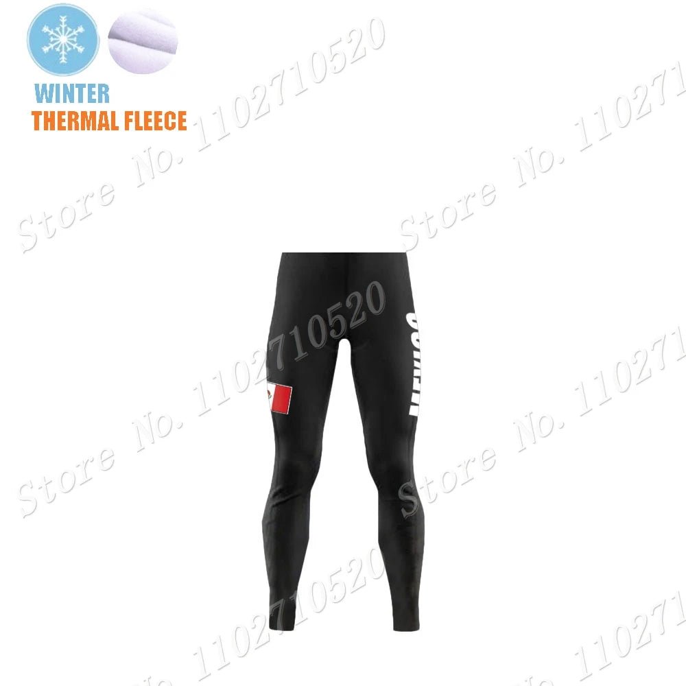 2023 Mexico Team Cycling Jersey Set Summer National Mens Long Sleeve Black Clothing Suit MTB Bike Road Pants Bib Maillot-AMAZON FACTORY