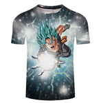 2025 Anime Dragon Ball 3D Print Round Neck Men Sport T Shirt Fashion Son Goku Vegeta Short Sleeve Children Unisex Tee Y2k Tops-AMAZON FACTORY