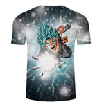 2025 Anime Dragon Ball 3D Print Round Neck Men Sport T Shirt Fashion Son Goku Vegeta Short Sleeve Children Unisex Tee Y2k Tops-AMAZON FACTORY