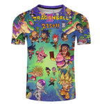 2025 Anime Dragon Ball 3D Print Round Neck Men Sport T Shirt Fashion Son Goku Vegeta Short Sleeve Children Unisex Tee Y2k Tops-AMAZON FACTORY