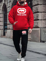2025/26 Autumn Winter Sweatsuit Hoodie Two-Piece Set Urban Street Fashion Casual Athletic Wear Men's Clothing Sets-AMAZON FACTORY