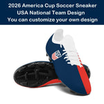 2026 America United Cup Custom Print Football Sneaker Soccer Shoes USA Canada Mexico Haiti Jamaica National Team Design-AMAZON FACTORY