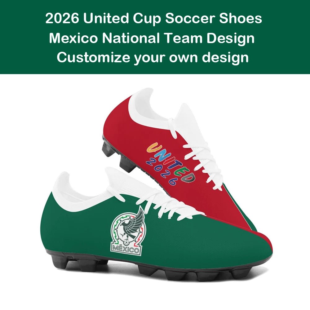 2026 America United Cup Custom Print Football Sneaker Soccer Shoes USA Canada Mexico Haiti Jamaica National Team Design-AMAZON FACTORY