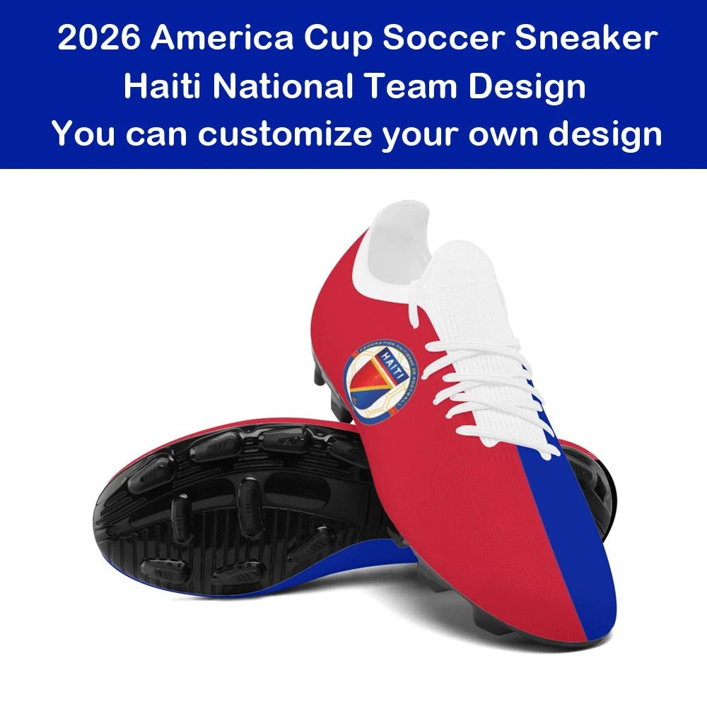 2026 America United Cup Custom Print Football Sneaker Soccer Shoes USA Canada Mexico Haiti Jamaica National Team Design-AMAZON FACTORY