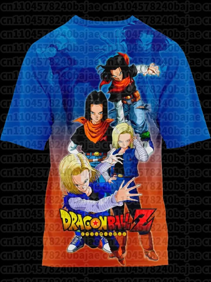 2026 Japanese Anime Tshirt Dragon Ball Men/Women Oversize Tshirt Summer Quick Dry Sport Breathable Unisex Cosplay Tshirt-AMAZON FACTORY