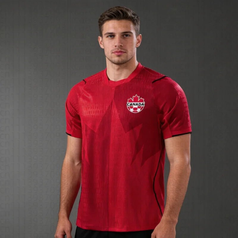 2026 New Canada National Team 2026 Home Jersey, Y2K Unisex Breathable and Sweat-wicking Short-Sleeve Sports T-Shirt Beachwear-AMAZON FACTORY