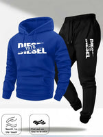 2026 popular autumn and winter new hooded sportswear sportswear fashion hooded sportswear casual sportswear and pants two in one-AMAZON FACTORY