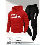 2026 popular autumn and winter new hooded sportswear sportswear fashion hooded sportswear casual sportswear and pants two in one-AMAZON FACTORY