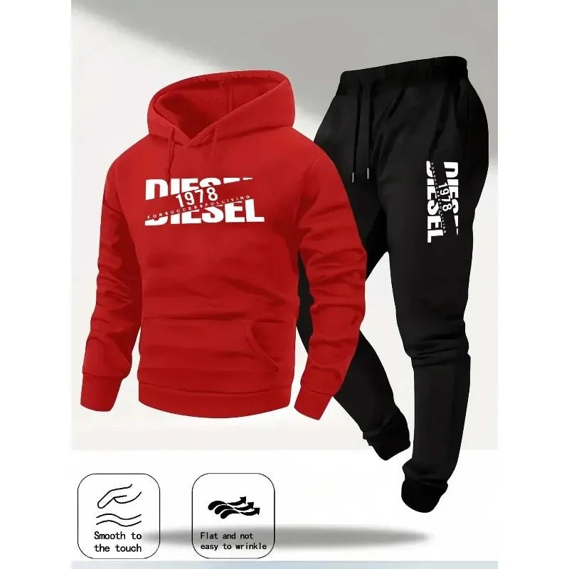2026 popular autumn and winter new hooded sportswear sportswear fashion hooded sportswear casual sportswear and pants two in one-AMAZON FACTORY