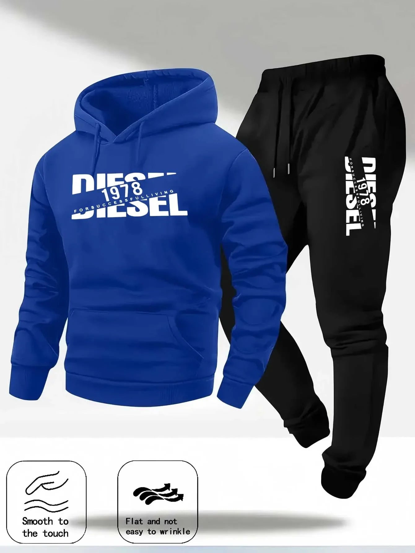 2026 popular autumn and winter new hooded sportswear sportswear fashion hooded sportswear casual sportswear and pants two in one-AMAZON FACTORY