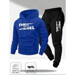 2026 popular autumn and winter new hooded sportswear sportswear fashion hooded sportswear casual sportswear and pants two in one-AMAZON FACTORY