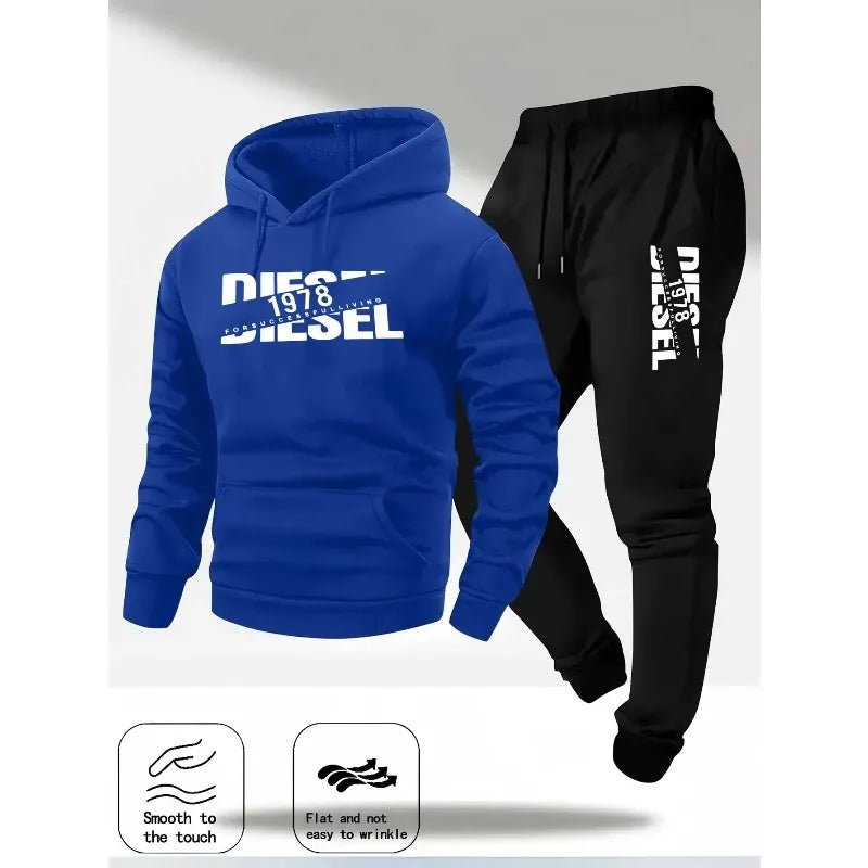 2026 popular autumn and winter new hooded sportswear sportswear fashion hooded sportswear casual sportswear and pants two in one-AMAZON FACTORY
