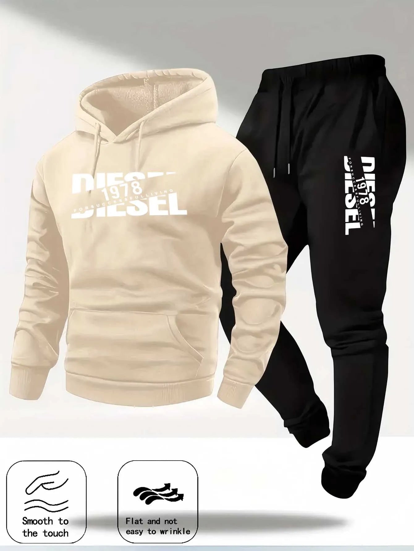 2026 popular autumn and winter new hooded sportswear sportswear fashion hooded sportswear casual sportswear and pants two in one-AMAZON FACTORY