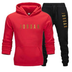 2026 seasonal discount set wool lining hooded sweatshirt casual set La sleeve top sports setv-AMAZON FACTORY