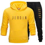 2026 seasonal discount set wool lining hooded sweatshirt casual set La sleeve top sports setv-AMAZON FACTORY