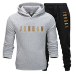 2026 seasonal discount set wool lining hooded sweatshirt casual set La sleeve top sports setv-AMAZON FACTORY