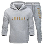 2026 seasonal discount set wool lining hooded sweatshirt casual set La sleeve top sports setv-AMAZON FACTORY