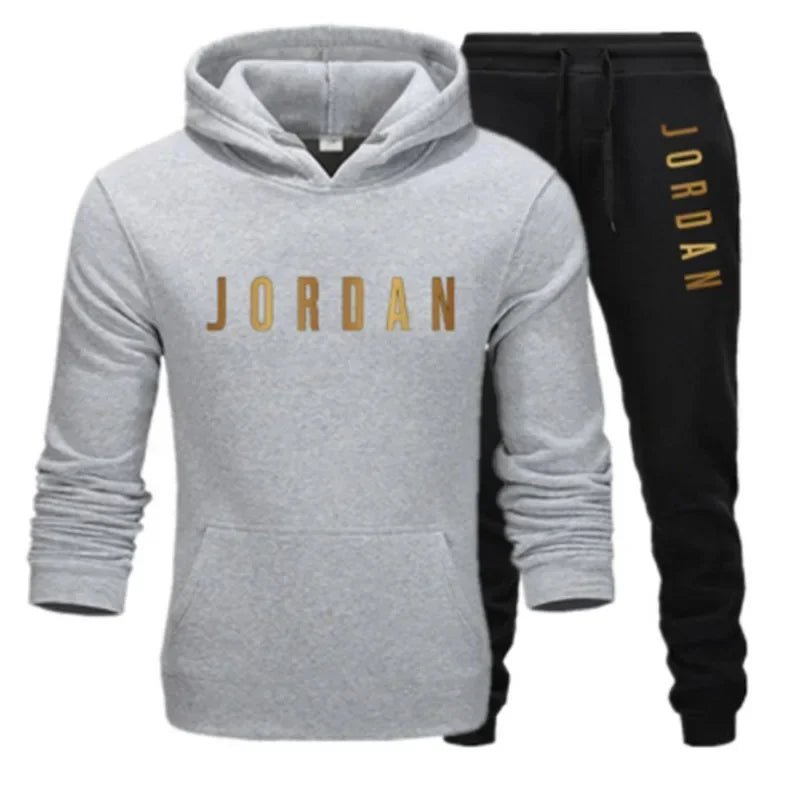 2026 seasonal discount set wool lining hooded sweatshirt casual set La sleeve top sports setv-AMAZON FACTORY