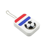 2026 Soccer Clicker Flag Keychain Fidget Stress Reliever for Football Fans World Cup Souvenir Pendant Collectible Gear-AMAZON FACTORY