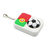2026 Soccer Clicker Flag Keychain Fidget Stress Reliever for Football Fans World Cup Souvenir Pendant Collectible Gear-AMAZON FACTORY