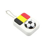 2026 Soccer Clicker Flag Keychain Fidget Stress Reliever for Football Fans World Cup Souvenir Pendant Collectible Gear-AMAZON FACTORY