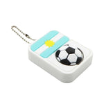 2026 Soccer Clicker Flag Keychain Fidget Stress Reliever for Football Fans World Cup Souvenir Pendant Collectible Gear-AMAZON FACTORY
