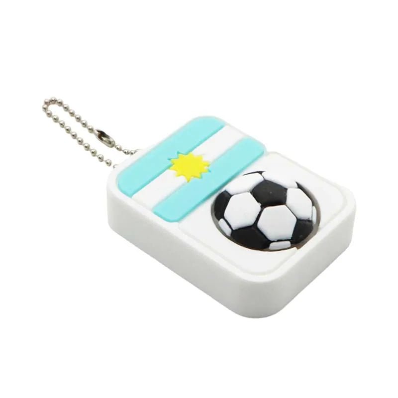 2026 Soccer Clicker Flag Keychain Fidget Stress Reliever for Football Fans World Cup Souvenir Pendant Collectible Gear-AMAZON FACTORY