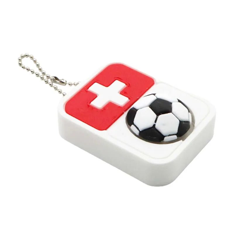2026 Soccer Clicker Flag Keychain Fidget Stress Reliever for Football Fans World Cup Souvenir Pendant Collectible Gear-AMAZON FACTORY