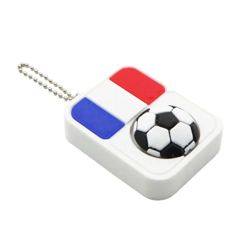 2026 Soccer Clicker Flag Keychain Fidget Stress Reliever for Football Fans World Cup Souvenir Pendant Collectible Gear-AMAZON FACTORY