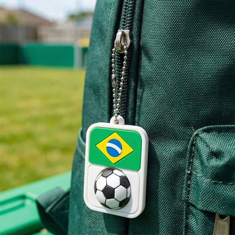 2026 Soccer Clicker Flag Keychain Fidget Stress Reliever for Football Fans World Cup Souvenir Pendant Collectible Gear-AMAZON FACTORY