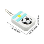 2026 Soccer Clicker Flag Keychain Fidget Stress Reliever for Football Fans World Cup Souvenir Pendant Collectible Gear-AMAZON FACTORY