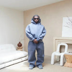 2026 Spring Summer Unisex High Street Hoodie & Sweatpants Matching Set Outfit Clothing-AMAZON FACTORY