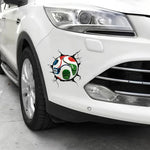 2026 Usa-Mexico FIFA World Cup Tear-Off Soccer Car Decal, Removable Waterproof Sticker, Suitable for Bumpers, Windows, Laptops-AMAZON FACTORY