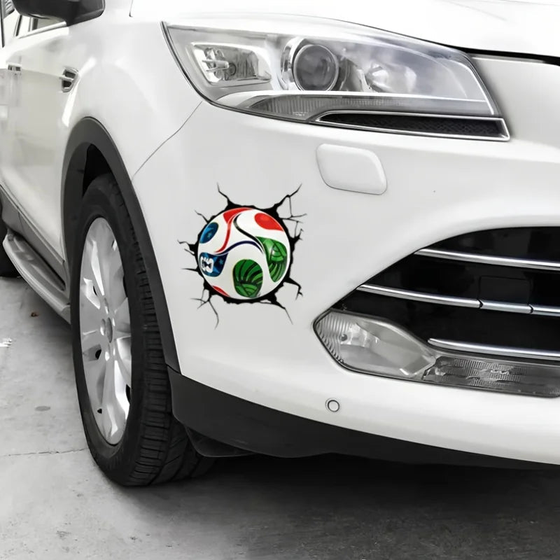 2026 Usa-Mexico FIFA World Cup Tear-Off Soccer Car Decal, Removable Waterproof Sticker, Suitable for Bumpers, Windows, Laptops-AMAZON FACTORY