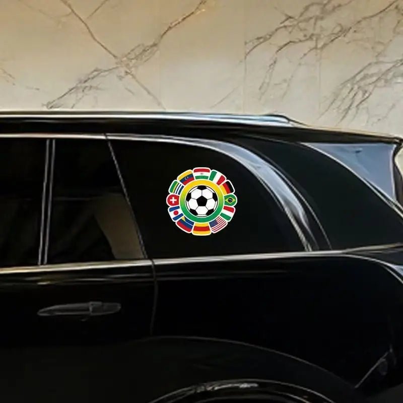 2026 Usa-Mexico FIFA World Cup Tear-Off Soccer Car Decal, Removable Waterproof Sticker, Suitable for Bumpers, Windows, Laptops-AMAZON FACTORY