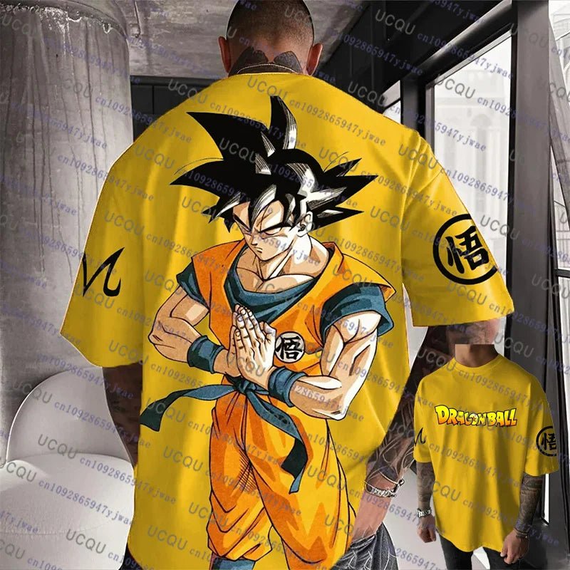 2026Japanese Anime Football Jersey Dragon Ball Men/Women Oversize Tshirt Summer Quick Dry Sport Breathable Unisex Cosplay Tshirt-AMAZON FACTORY