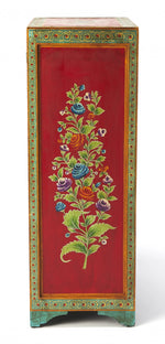 21" Blue and Green Solid Wood Seven Drawer Standard Chest - AMAZON FACTORY