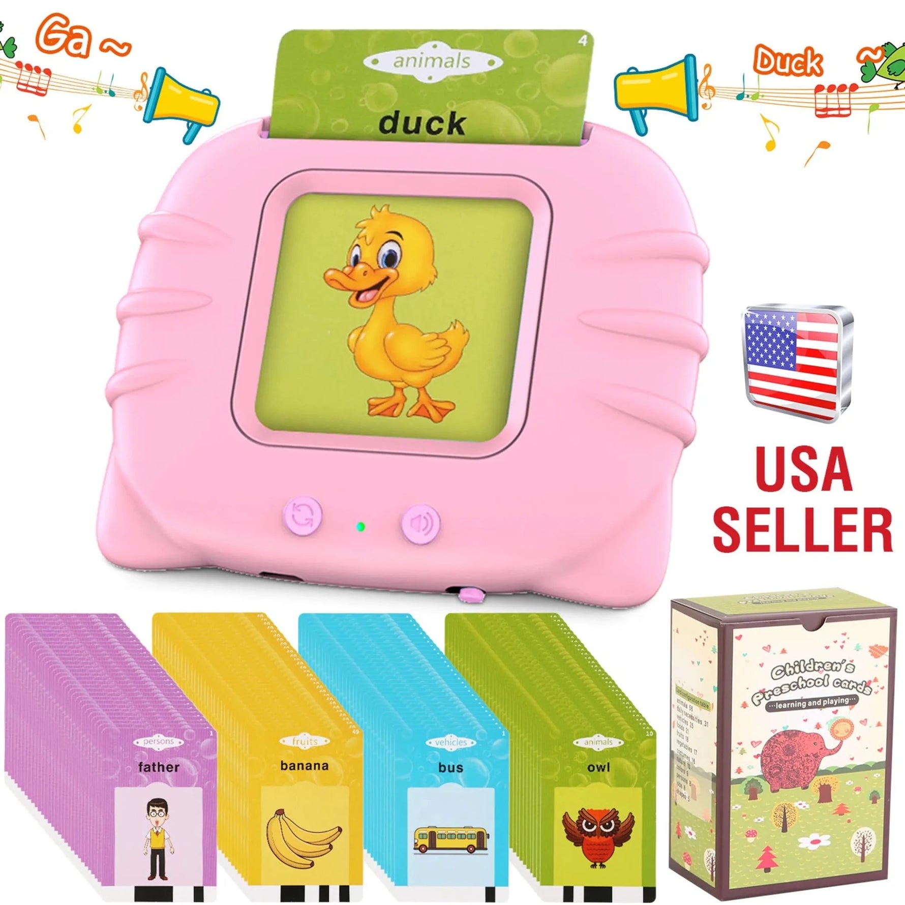 224 Words Kid Flash Talking Cards 112 Card Electronic Cognitive-AMAZON FACTORY